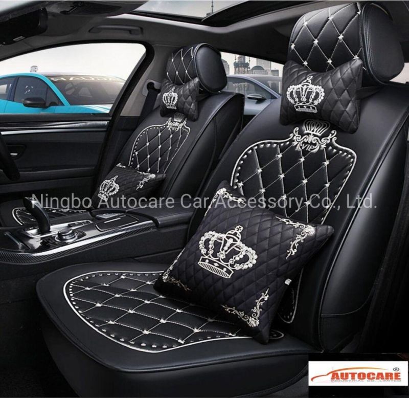 Hot Fashion Crown and Diamond Car Seat Cover