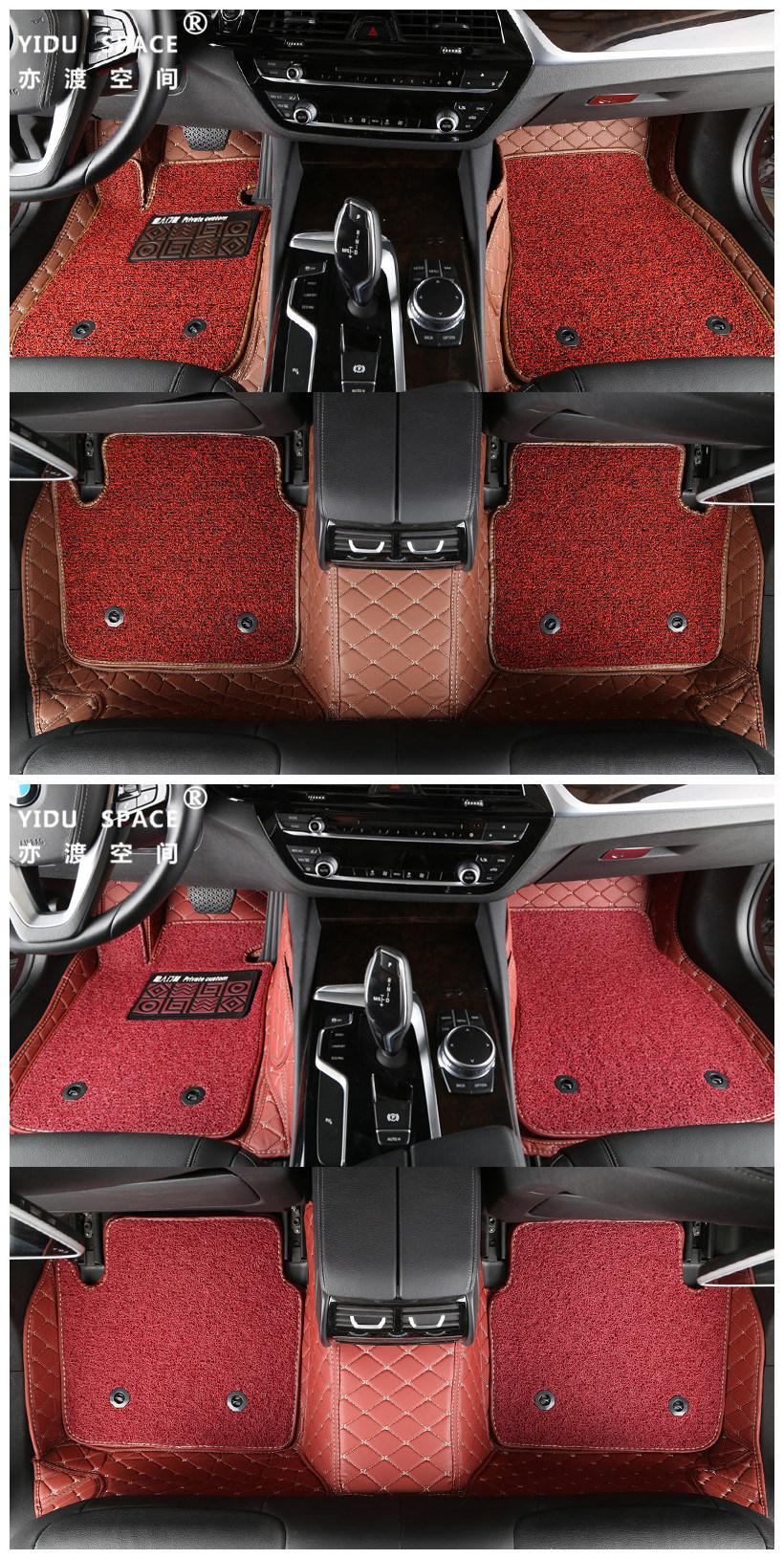 Wholesale Customized Hand Sewing Leather 5D Anti Slip Car Mats