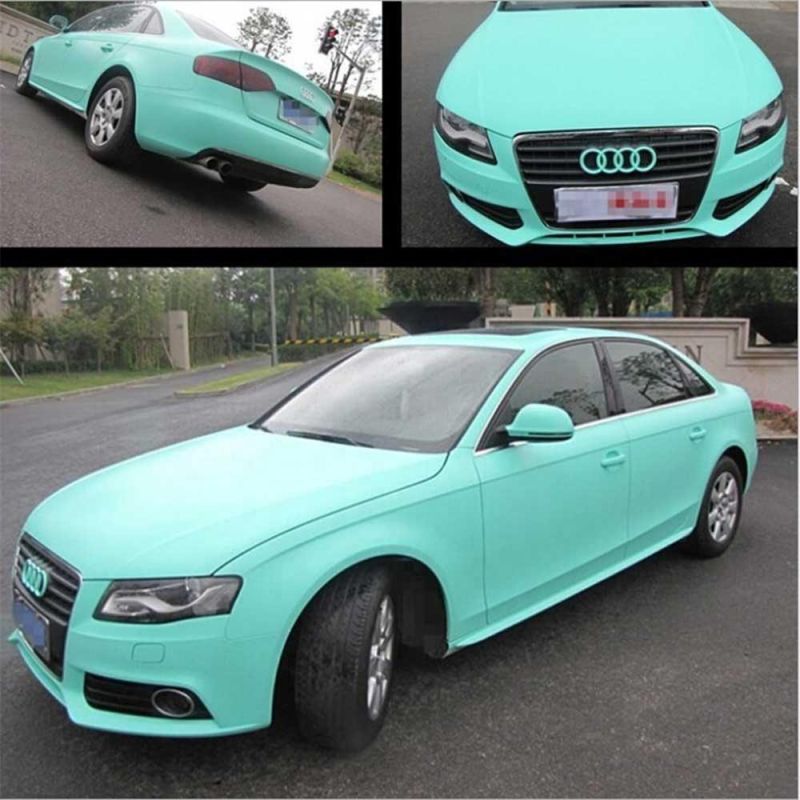 Matte Tiffany Green Car Wrapping Film Vinyl Stickers