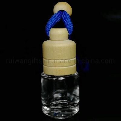 5ml 8ml 10ml Wholesale Wooden Cap Diffuser Empty Hanging Car Perfume Bottle