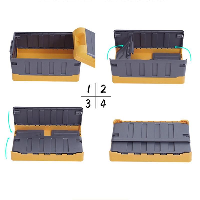 Durable Folding Storage Box Car Trunk Organizer for Family Storage, Grocery Shopping, Travel, Trunk Storage Wbb13197