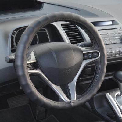 Black Small (13.5-14.5) Steering Wheel Cover