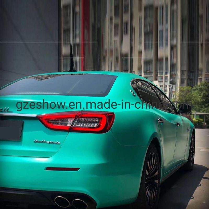 Satin Metallic Lake Green Car Paint Protection Film Vinyl Wrap