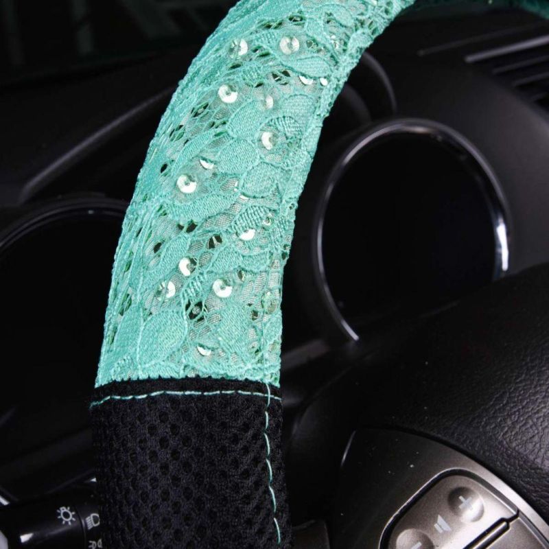 Lace Spacer Mesh Car Steerting Wheel Cover