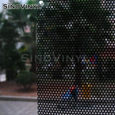 SINOVINYL Advertising One Way Vision Vinyl Film For Printing