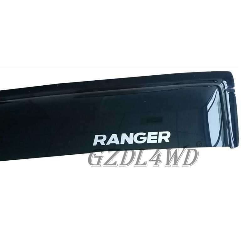 Acrylic Plastic Car Accessories Window Visor for Ford Ranger T6 T7