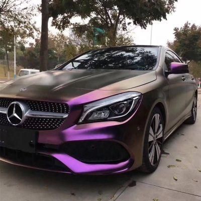 Magic Series Chameleon Car Pearl Metal Glossy Satin Chrome Vinyl Wrap Sticker