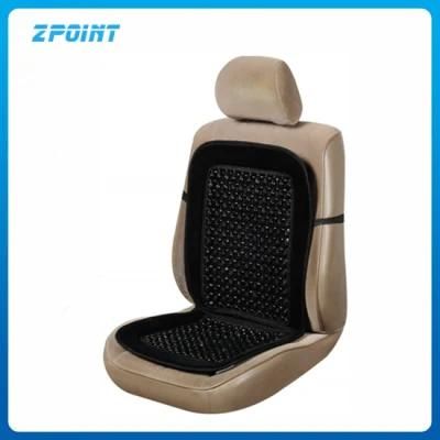 Car Accessory Black Wood Beads Seat Cushion