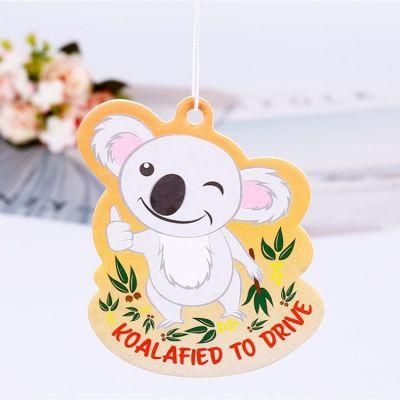 Cheap Promotion Custom Hanging Paper Car Fresh Card Air Freshener for Vehicle