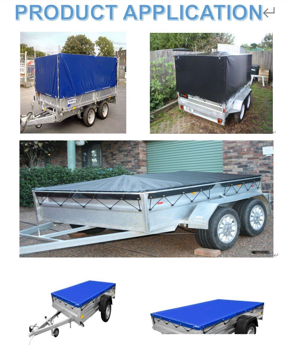 Flat PVC Tarpaulin for Garden Trailer Cover