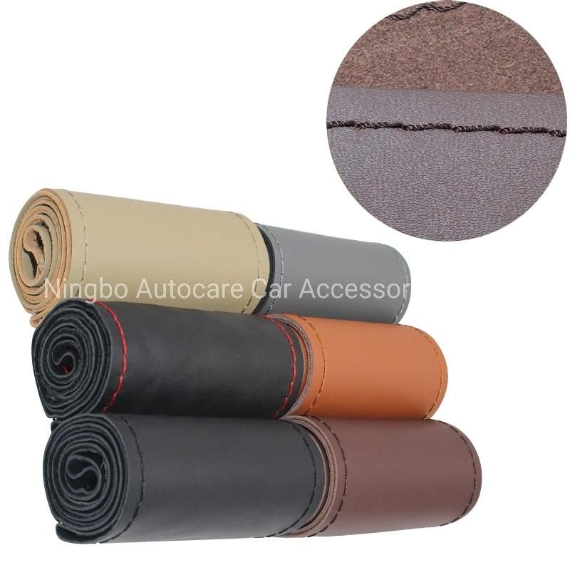 DIY Leather Sewing Car Steering Wheel Cover High Quality DIY Leather Sewing Car Steering Wheel Cover