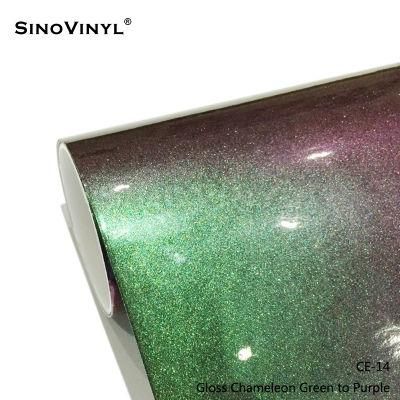 SINOVINYL Good Quality Chameleon Electro Car Wrap Vinyl Vehicle Decoration Film Auto Vinyl