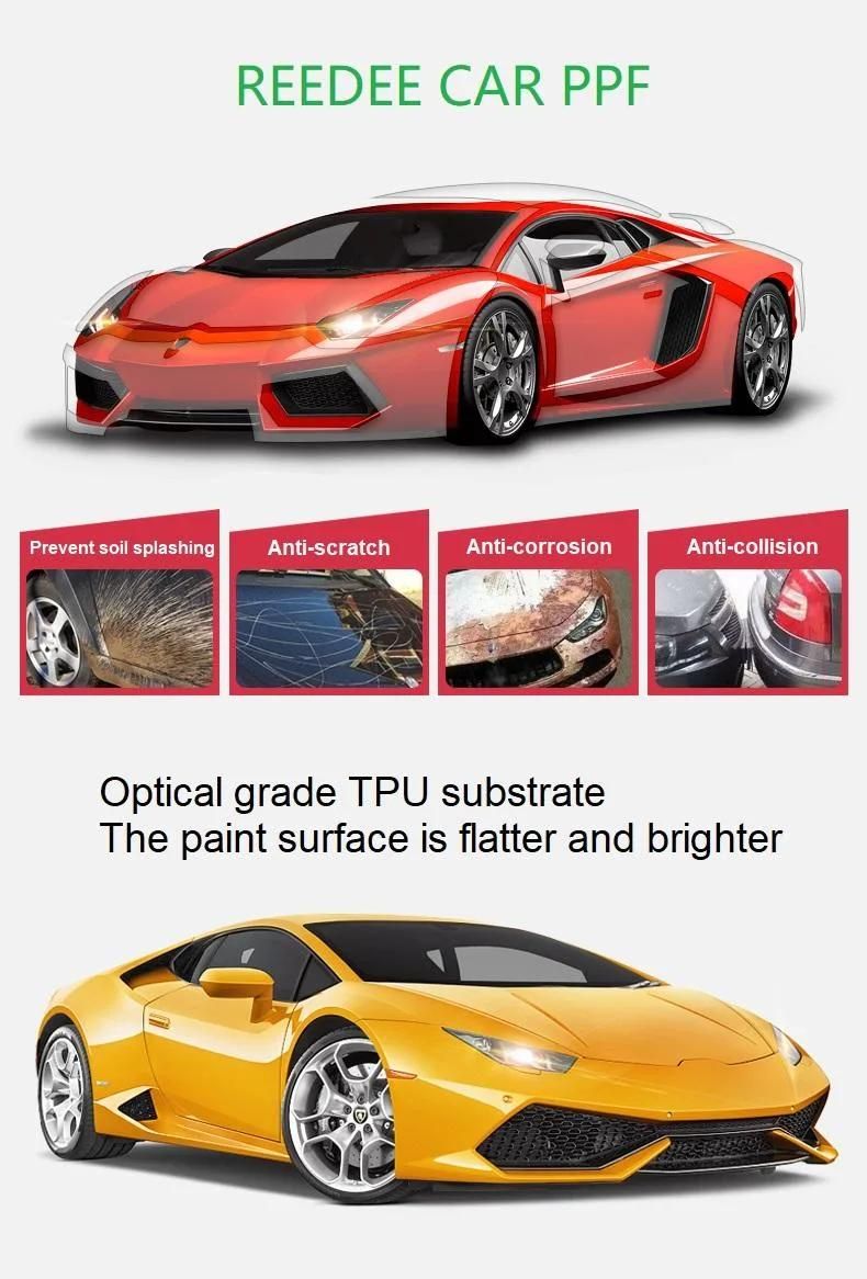 TPU Ppf Self Healing Paint Protection Film for Car Wrapping