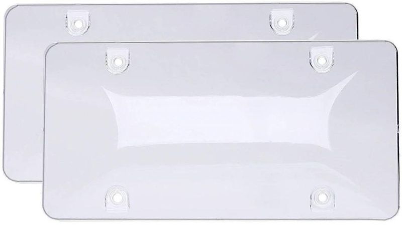 Car Accessories Unbreakable Car Licence Plate Frame Shields Pack of 2