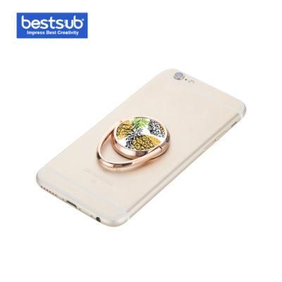 Rotating Mobile Phone Ring Holder (Rose Gold)