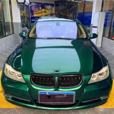 Ondis New Color Glossy Metallic Jet Green Foil Film for Car Stickers Vinyl Car Wrap Film