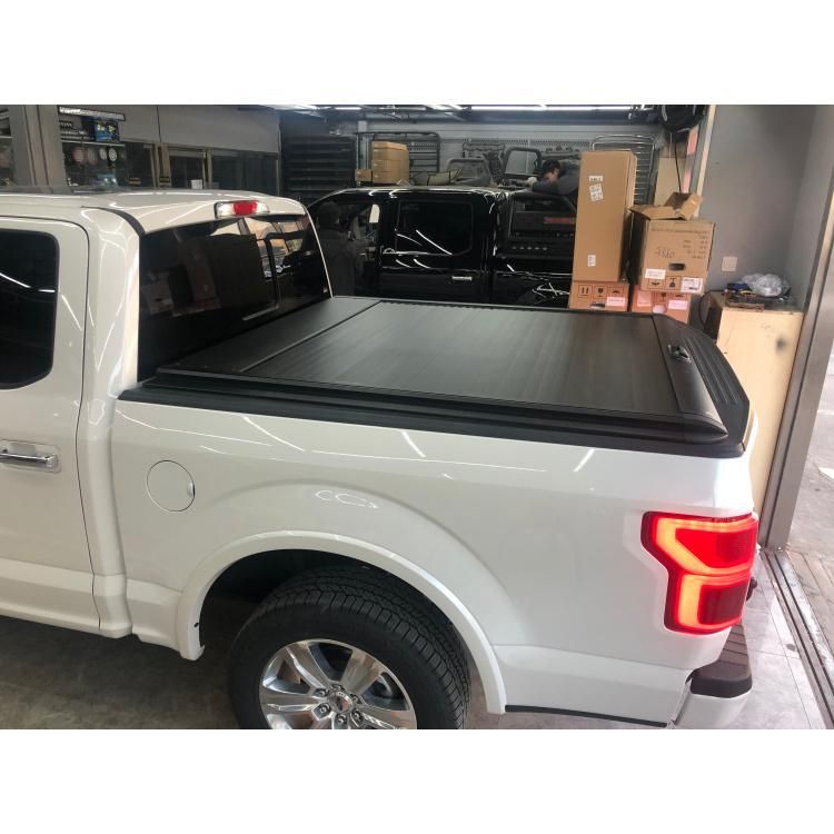 Waterproof Hard Aluminum Retractable Pickup Truck Tonneau Bed Cover Roller Lid for Ford Ranger Wildtrak C