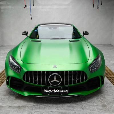 Tsautop 1.52*18m Matte Heavy Metallic Flame Green Car Wrap Vinyl Sticker