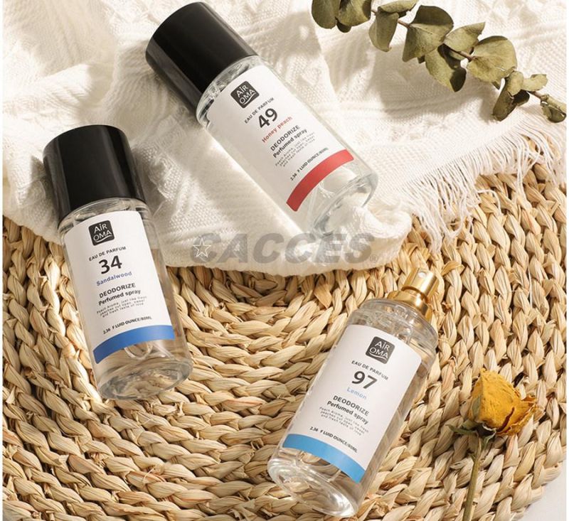 Room Spray Sandalwood,White Tea,Lemon,Juicy Peach,Orange,Home Mist Spray Car Air Freshener, Cloth Fabrics Surface Spray Pure Rose Essential Oils,Home Fragrances