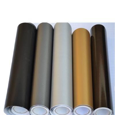 Air Bubble Free PVC Auto Body Stickers Paper Roll Hot Selling Carbon Fiber Vinyl Film Wrap for Cars Car Body Decoration Vinyl Roll