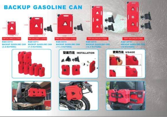 General Backup Gasoline Can/with Support Brackets