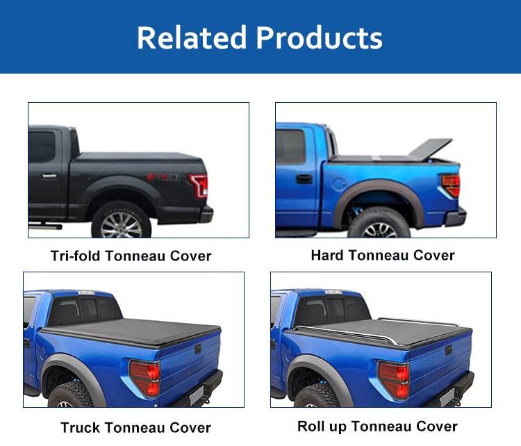 Soft Tri-Fold Tonneau Cover for F150 6.5′ for 04-19 6.5′ Truck Bed