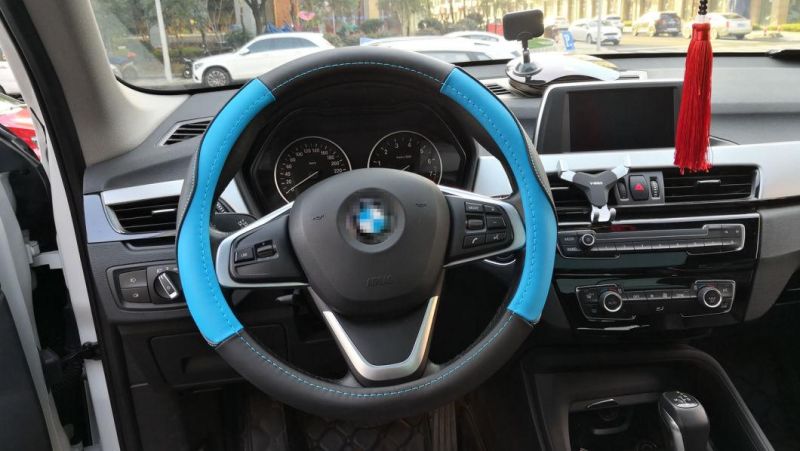 Breathable Leather Car Steering Wheel Cover