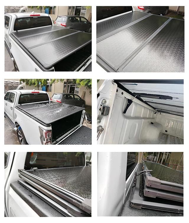 Custom Retractable Tonneau Cover Hard Tri-Fold Cover for Different Models