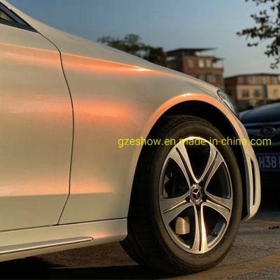 Diamond Laser Wrapping Film Majestic White Chrome Wrap Vinyl