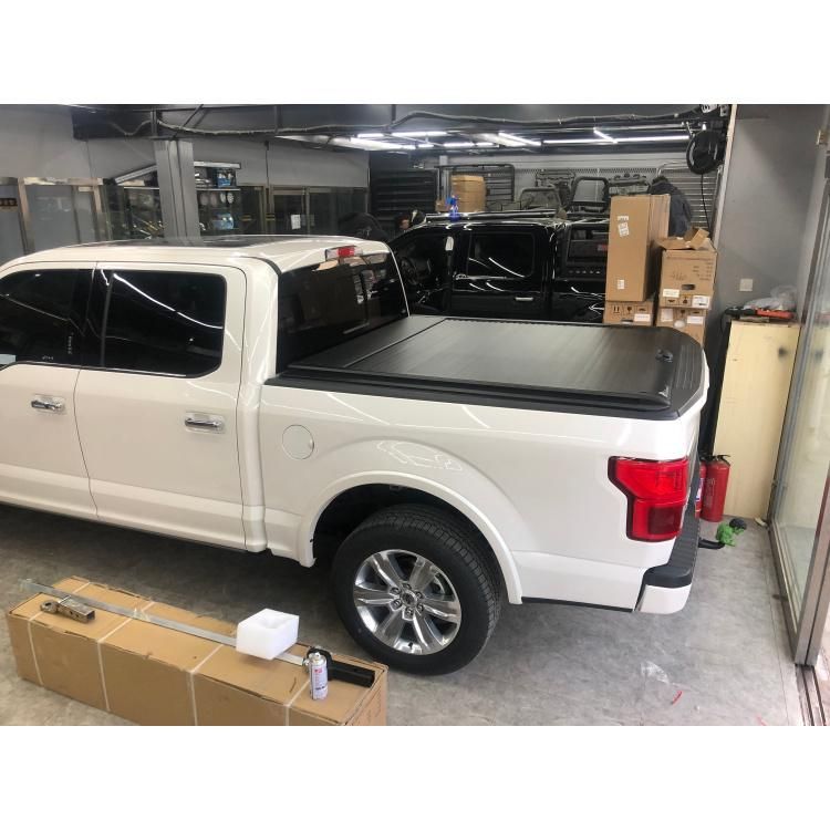 Chinese Manufacture Retractable Tonneau Cover Pickup Truck Bed Cover Roller Lid for Ford Raptor F-150