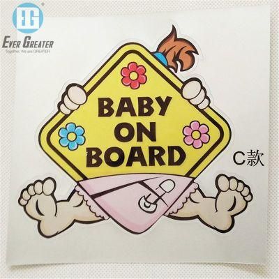 Wholesale Baby on Board Sign Car Accessories Reflective Baby Car Sticker