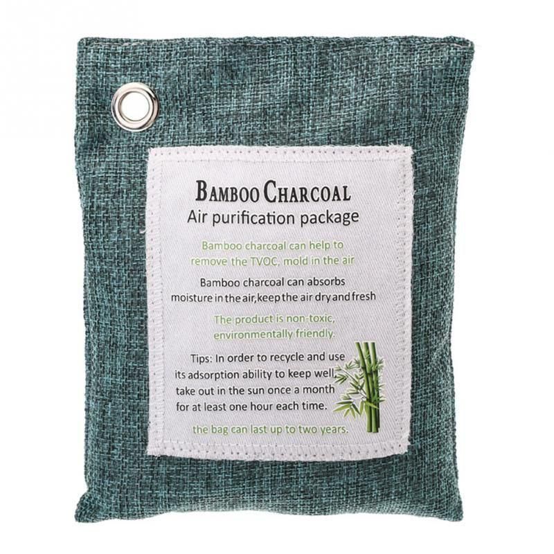 Natural Air Purifying Bag Natural Bamboo Charcoal Captures Bag
