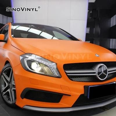 SINOVINYL Removable Glue Vehicle Body Stickers Car Vinyl Wrap PVC Super Matte Smoky Black