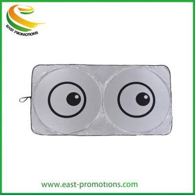 Wholesale Promotional Silver Coated Fabric Car Sunshade with Logo