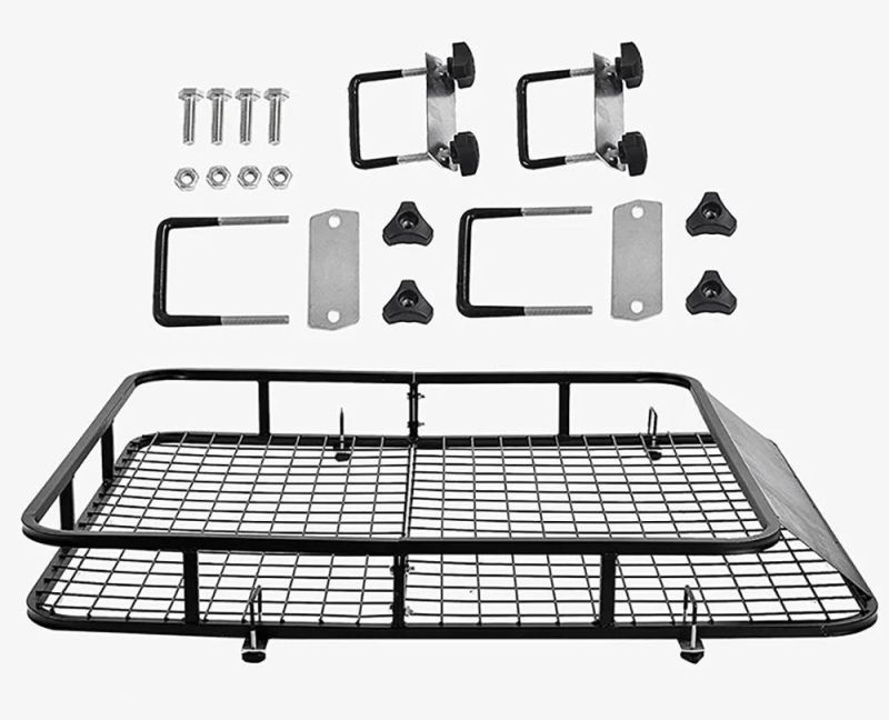 Car Luggage Rack Aluminum 4X4 Car Roof Rack Basket