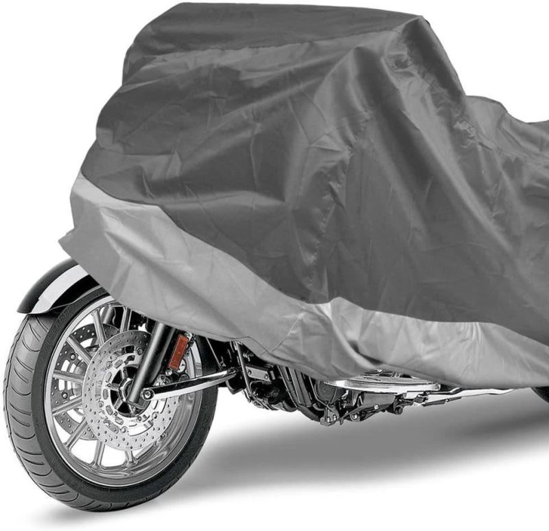 Outdoor Waterproof Sunproof Motorcycle Polyester Cover - Durable for Motorbike Bicycle