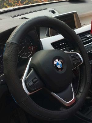 Glitter Genuine Leather Steering Wheel Cover with High Quality Wholesale