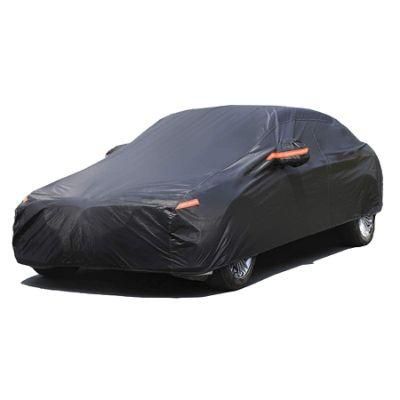 Durable Black Car Cover for Sedan Waterproof All Weather Protection