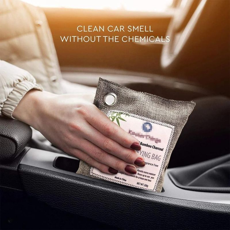 100% Eco Friendly Air Purifying Bag Activated Bamboo Charcoal Bag Natural Air Freshener