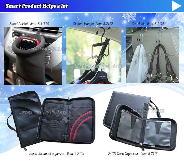 Car Seat Back Travel iPad Bag Organizer