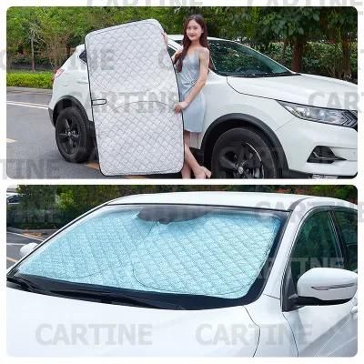 Set Magnetic Car Sun Shade UV Car Windows Sunshade Protector Film Window Cover