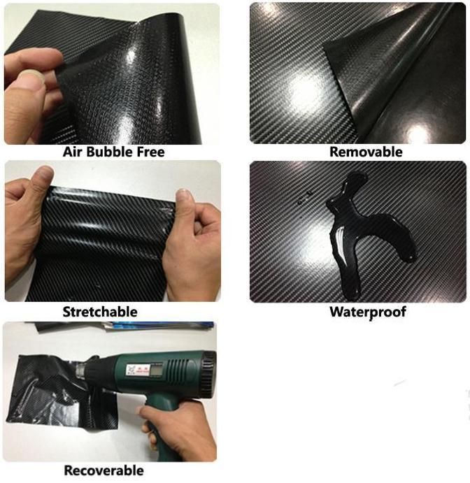 Factory Price 2D Carbon Fiber Wrap Car Vinyl