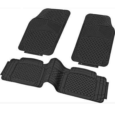 3 Piece PVC Floor Covering Anti Slip Car Floor Mats