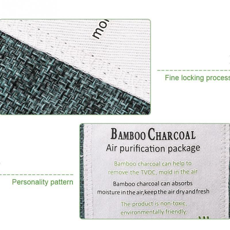Natural Bamboo Charcoal Captures Bag Natural Air Purifying Bag BPA Free