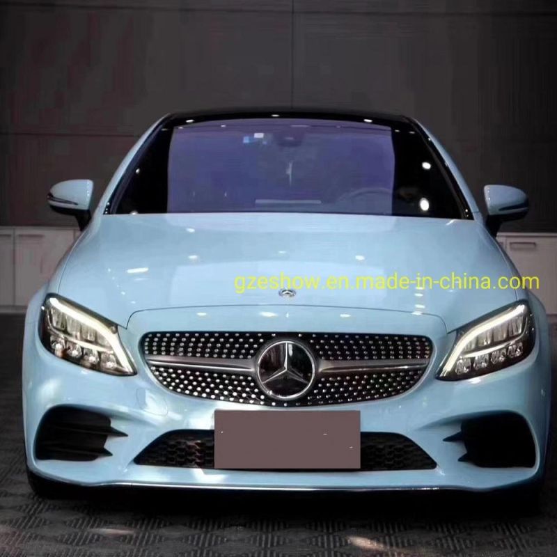 Glossy Crystal Ice Blue Car Film Car Wrap Sticker