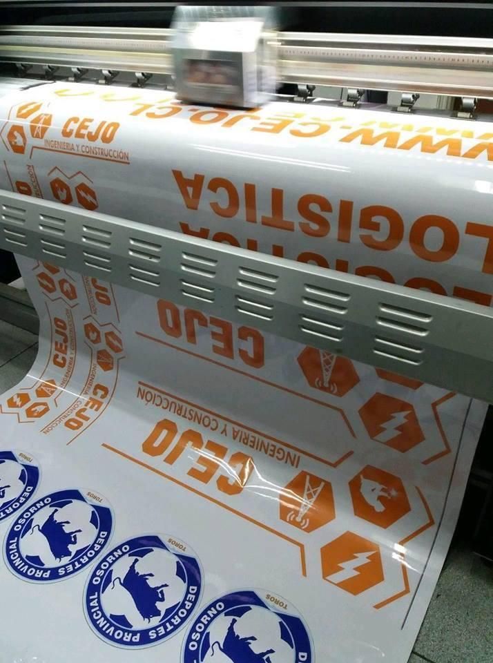 Solvent Adhesive Vinyl Sticker 100mic for Outdoor Printing
