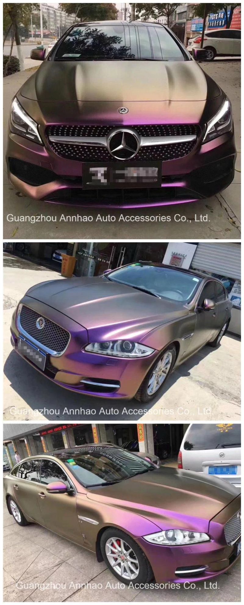 New Product Ondisblue Purple Matte Chameleon Diamond Magic Vinyl