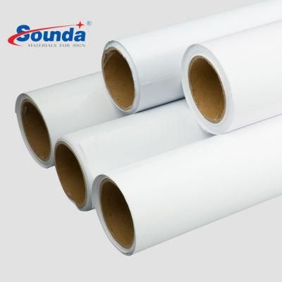 Eco Solvent Printing High Quanlity White Back Self Adhesive Vinyl