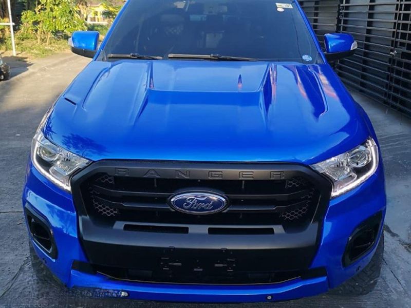 Satin Metallic Glossy Sapphire Vinyl Wrap Blue Car Film