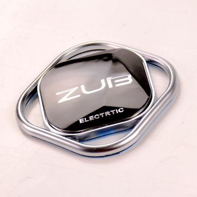 Custom Scooter Logo ABS Chrome Plastic Nameplate Badge for Motorcycles and Electric Vehicles